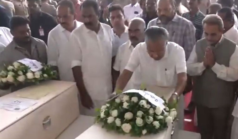 Pinarayi Vijayan Kuwait fire